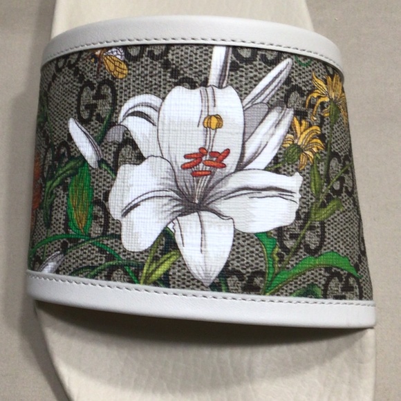 Gucci Supreme GG Floral slides - Picture 2 of 13